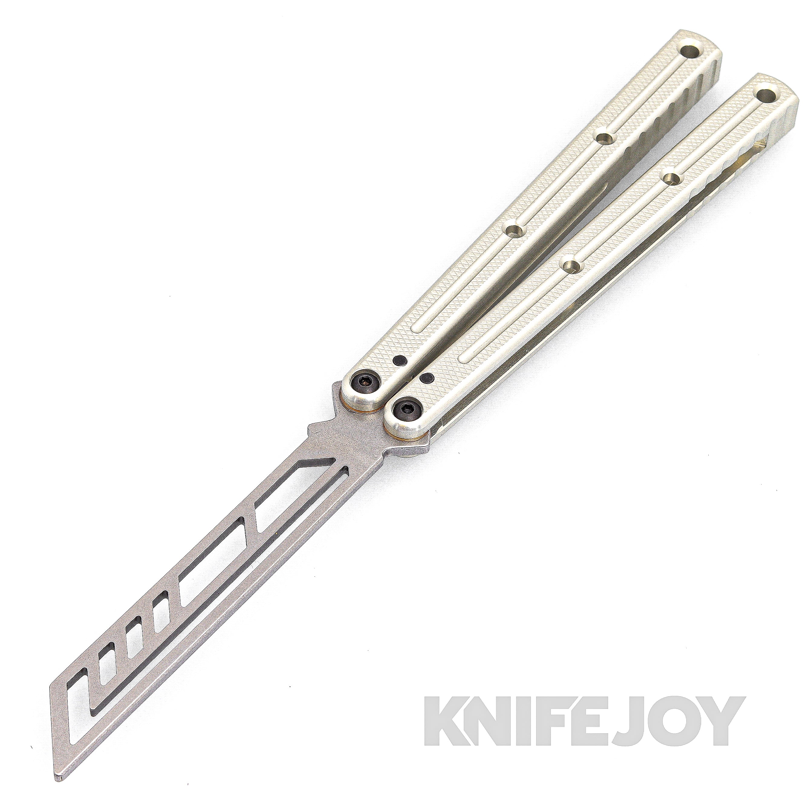 Squid Industries Knives Silver Krake Raken Trainer V3 Balisong