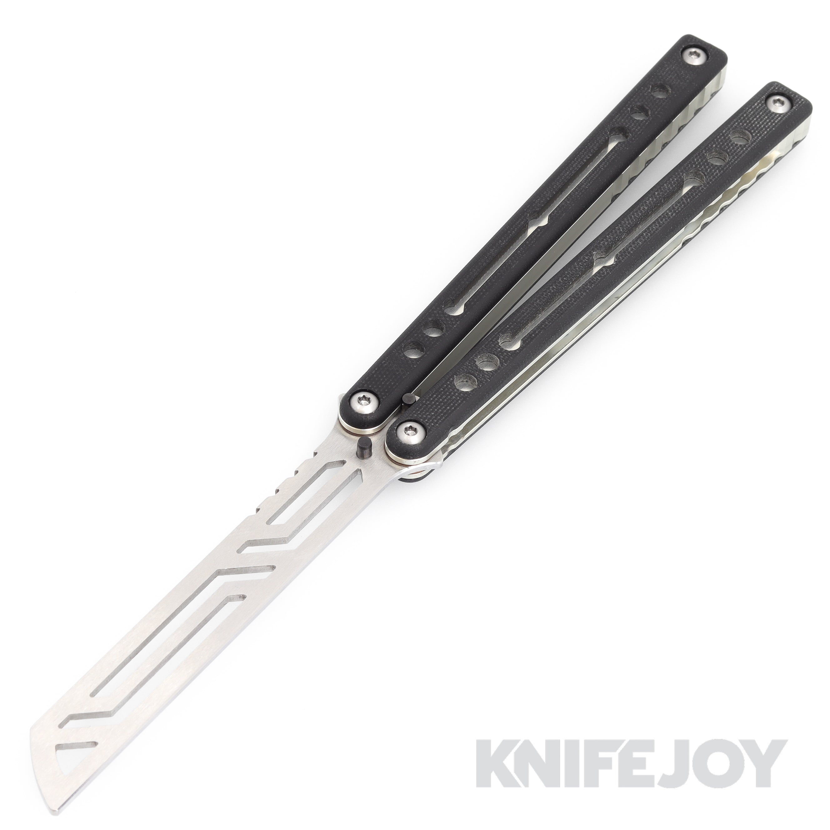 Squid Industries Knives Silver Nautilus V2 Balisong Butterfly