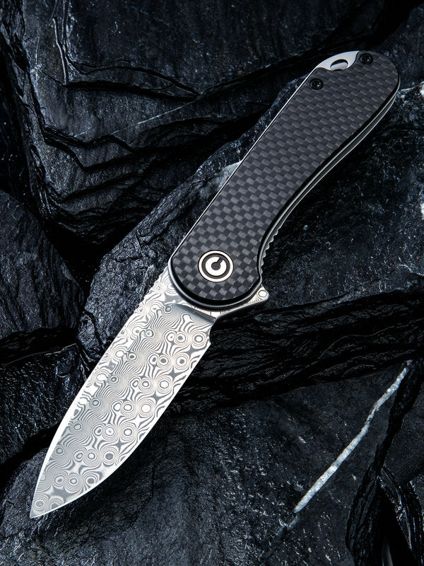 Carbon Fiber & Damascus Chef's Knife