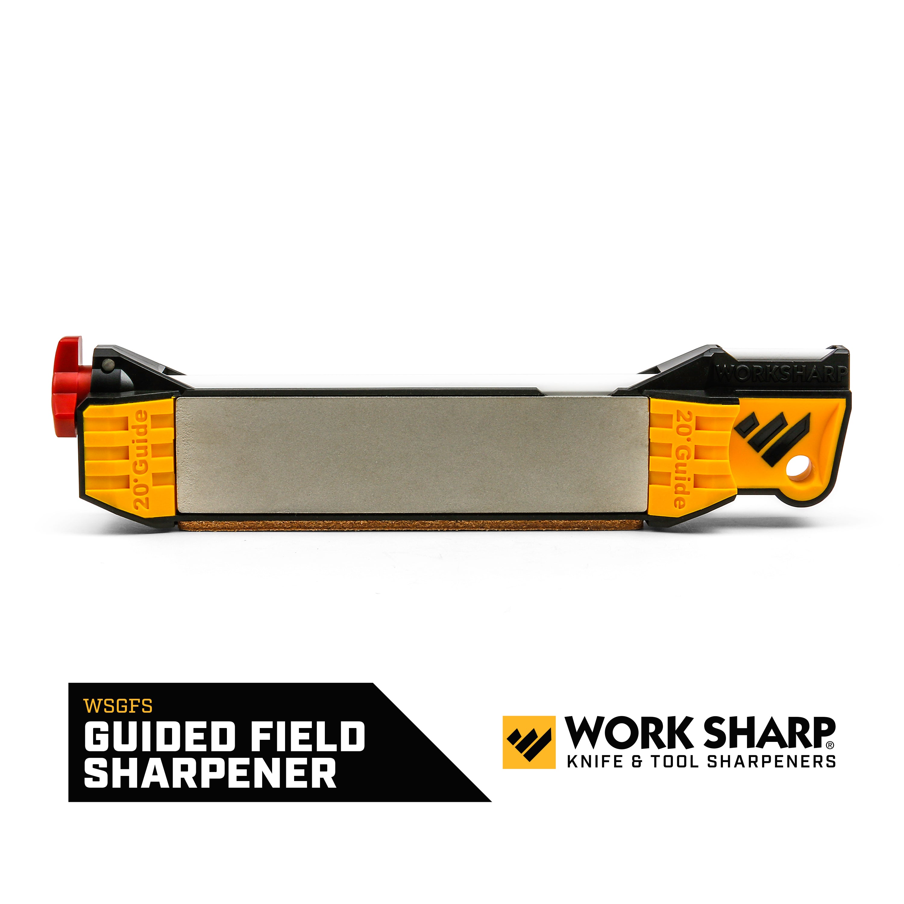 Benchmade 100604F Work Sharp Guided Field Sharpener - Diamond Hone, Ceramic  Hone & Leather Strop