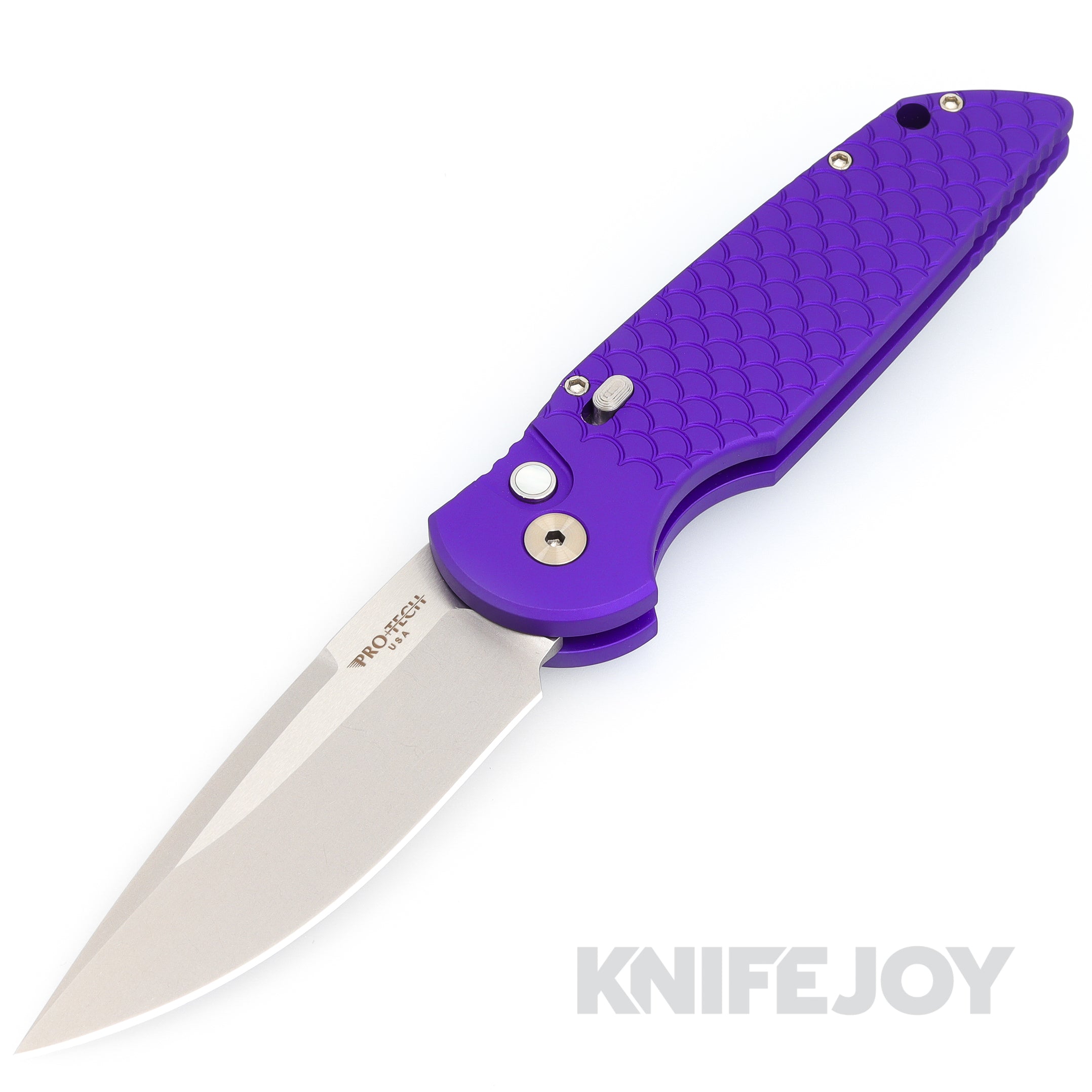 Pro-tech Knives Tr-3 X1 Ltd Purple Tactical Response 3 Auto Folder Pla 