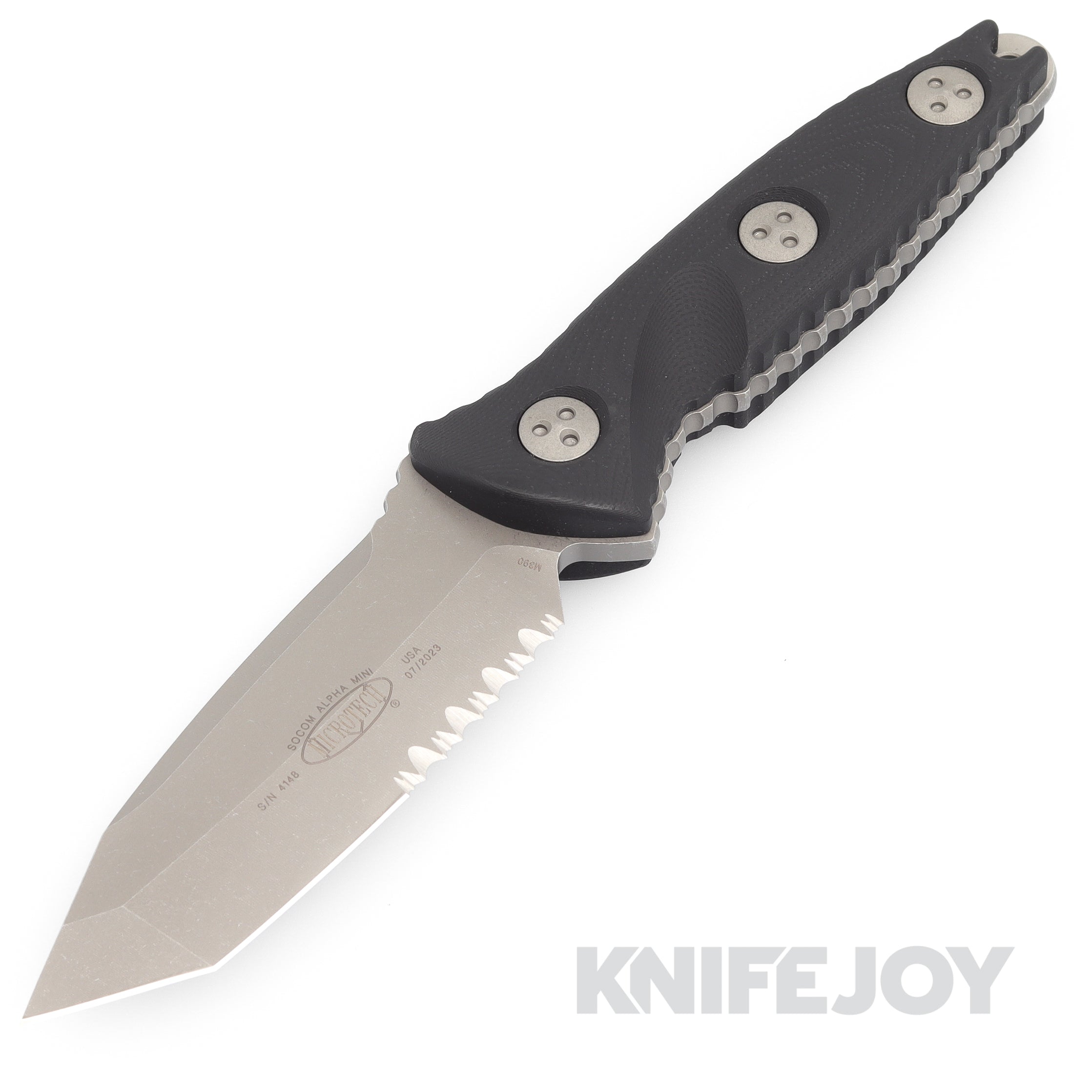 MICROTECH 114M-11AP SOCOM Alpha Mini Fixed Blade Apocalyptic Partial S ...