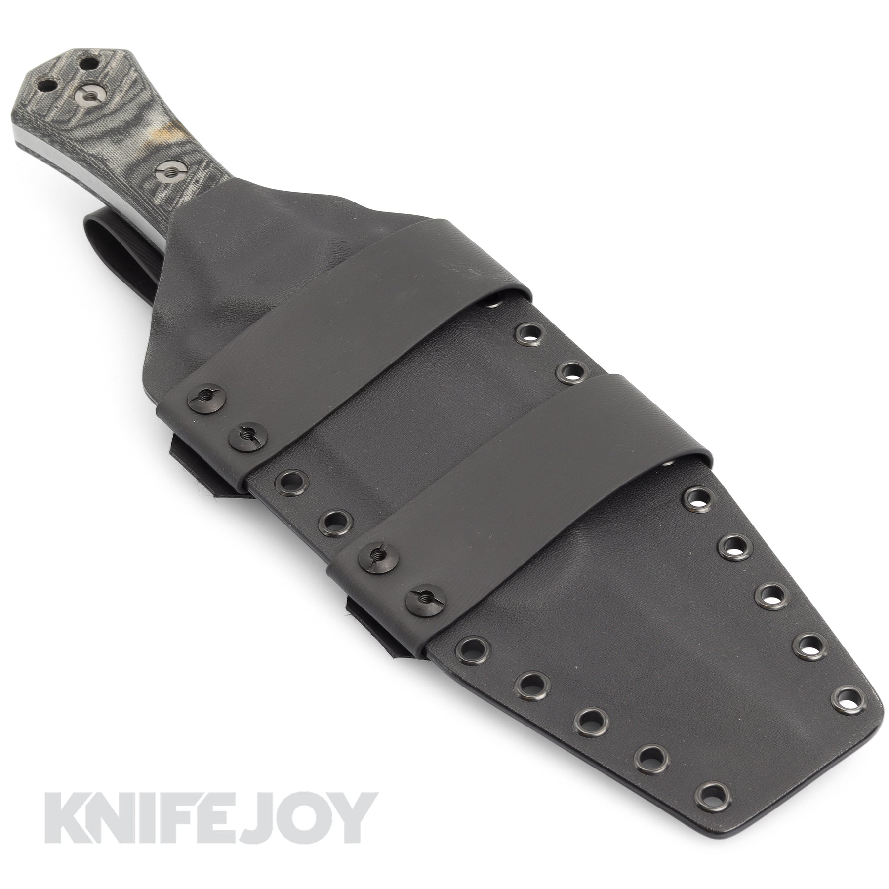 Jed Hornbeak Knives Coffin Fixed Blade Stonewash CPM 3V Bowie Blade wi ...