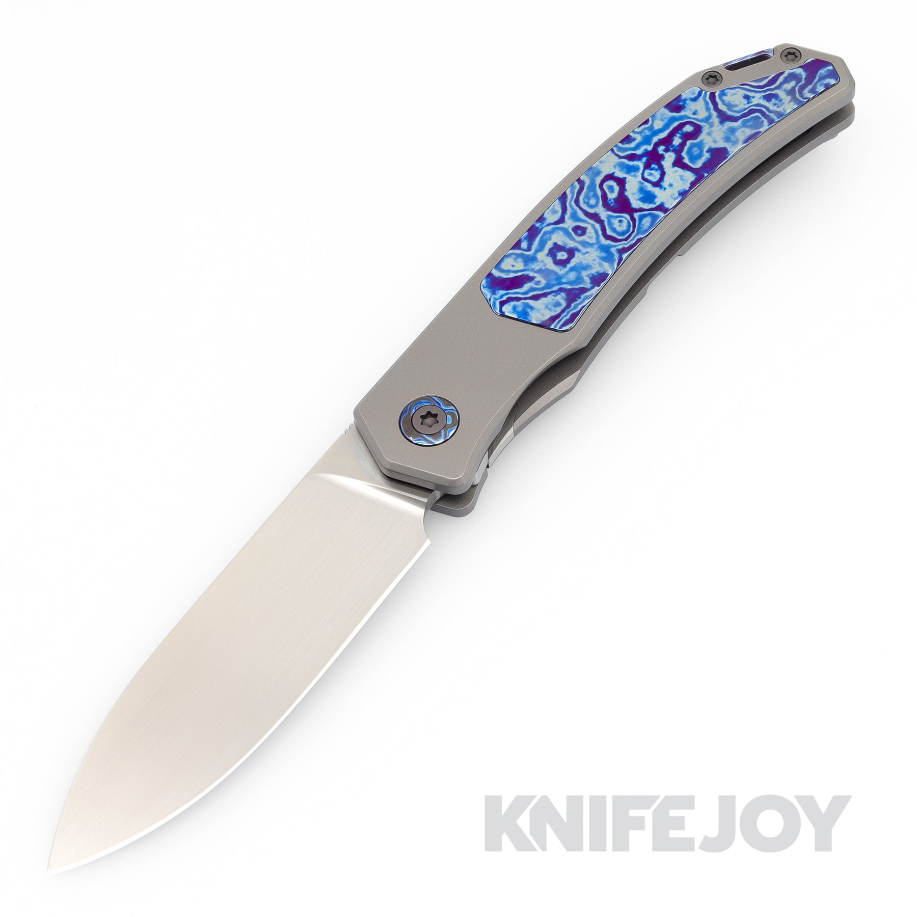 Trevor Burger Custom Knives TBC-URBANXL23 M390 Satin Plain Blade with –