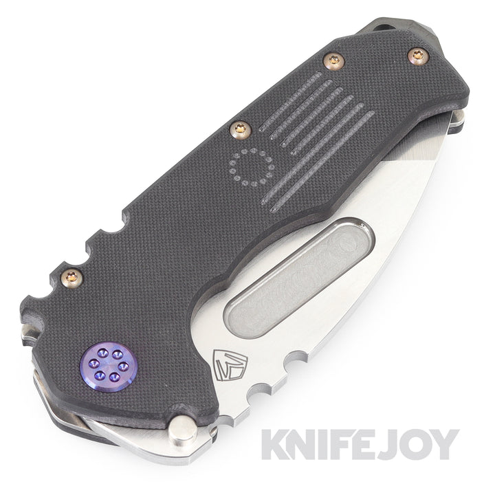 Medford Knives Praetorian Scout M/P D2 Tumbled Tanto Blade with Black –  KnifeJoy