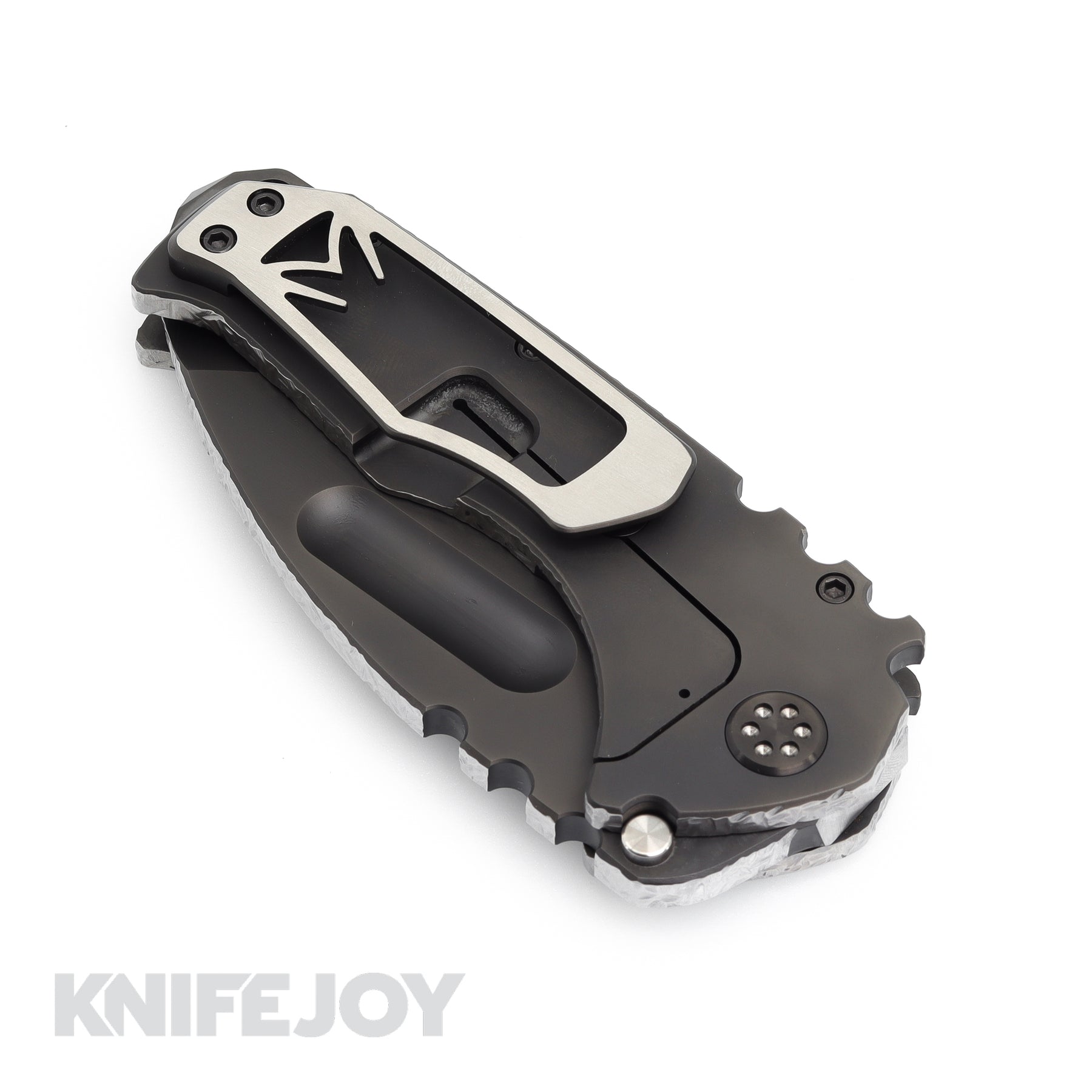 Medford Knives Praetorian Ti 3v Pvd Tanto Blade With Pvd  Silver Jimpe 